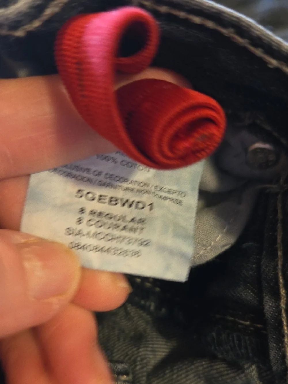 Wrangler Kids Dark Blue Denim Jeans - Picture 3 of 4